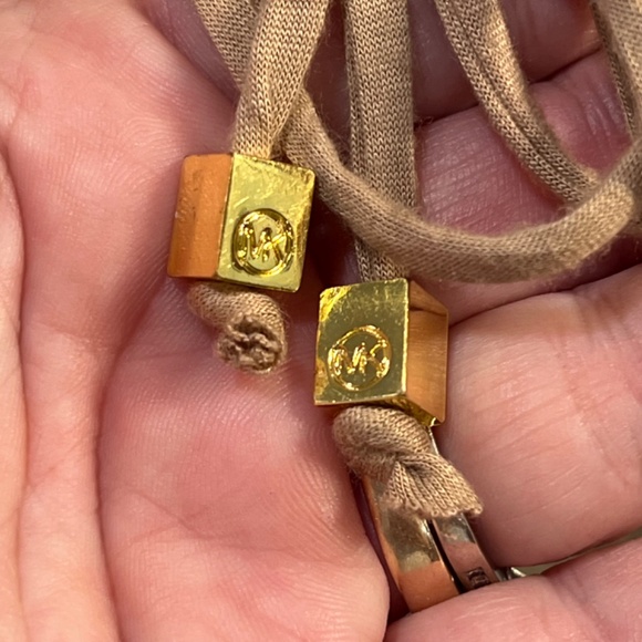 Michael Kors Gold Sequin Wrap Dress Size X Large - Picture 4 of 13